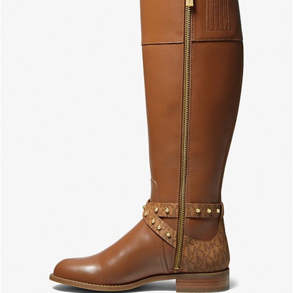 Michael Kors Kincaid Signature Knee Boots Women's 7.5 - Picture 3 of 4